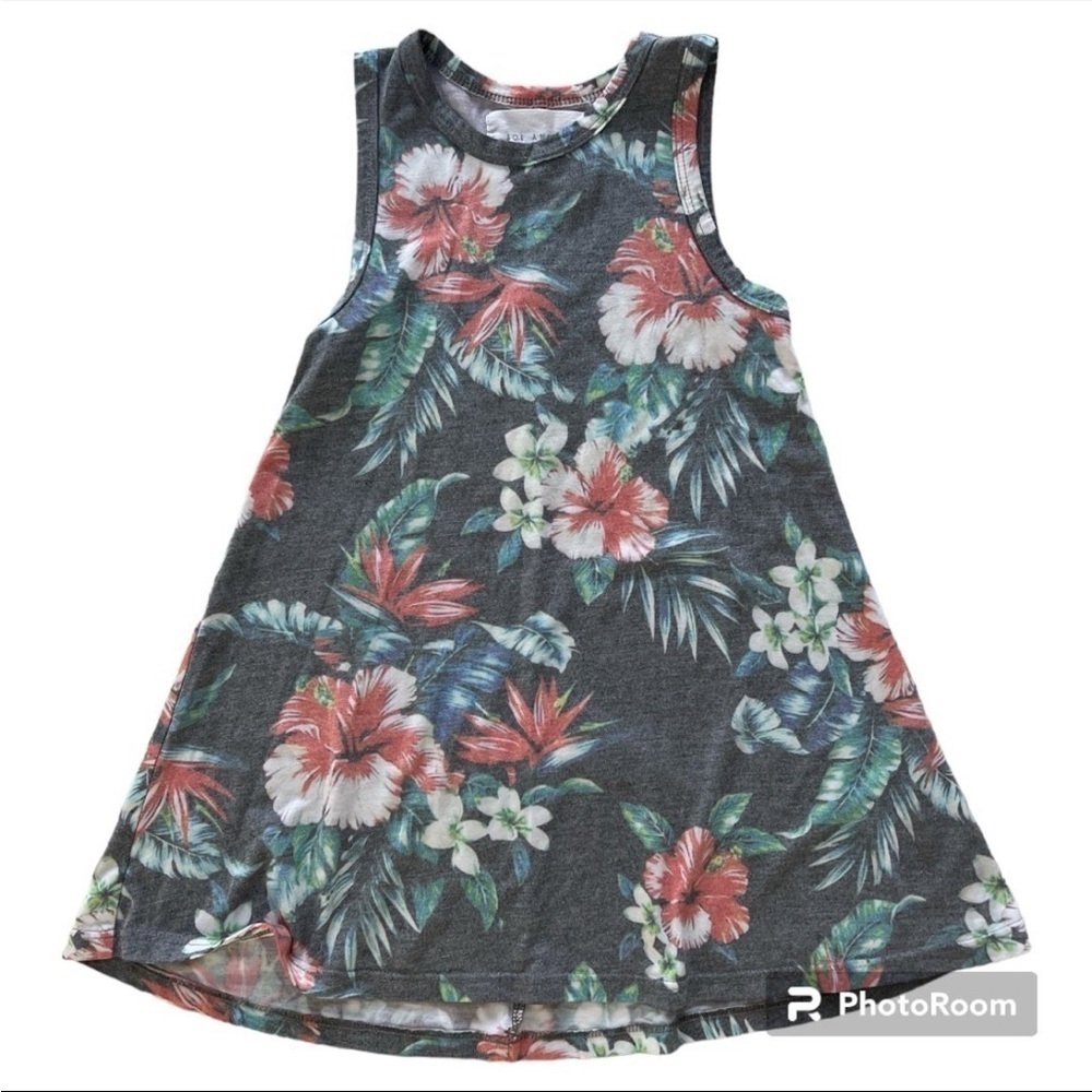 Sol Angeles tropical tank swing dress 4T